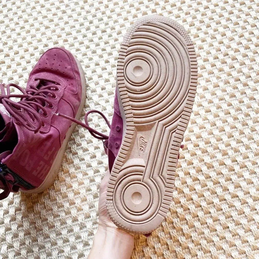 Nike Womens SF Air Force 1 FIF Vintage Wine size 8 - Picture 5 of 8